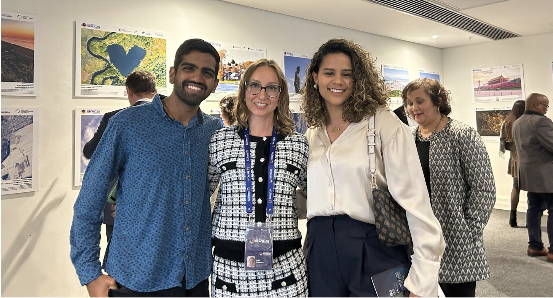 Members of the SABYA Executive Committee pictured with Kira Ivanova, of the BRICS Project Office for International Youth Cooperation